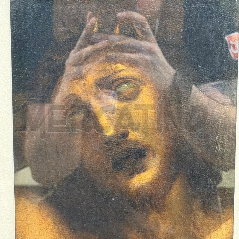 QUADRO CRISTO SFONDO NERO C/DOR | Mercatino dell'Usato Roma torrevecchia 2