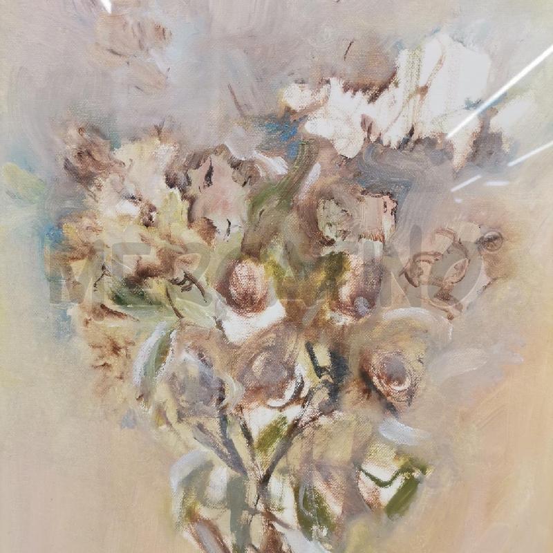 QUADRO DIPINTO A.AMADUZZI MAZZO DI FIORI 69X60 | Mercatino dell'Usato Roma torrevecchia 3