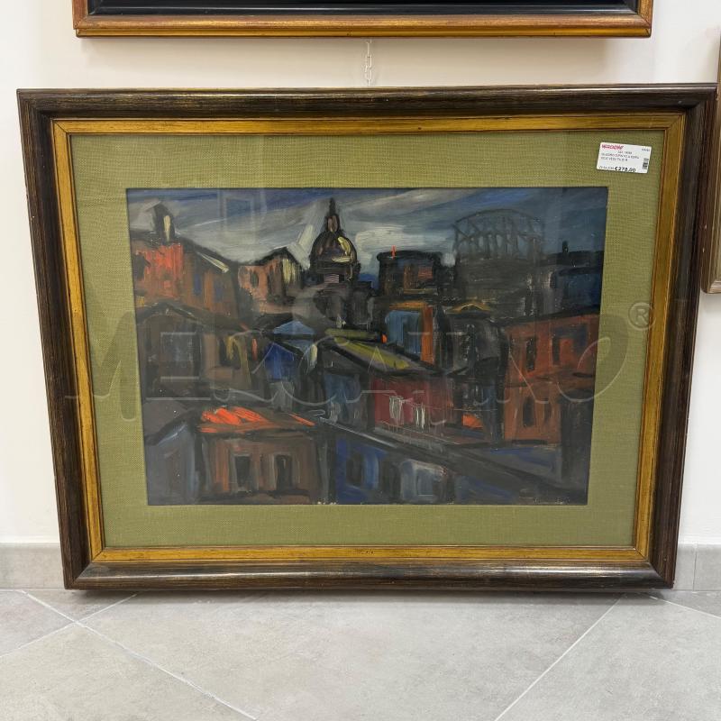QUADRO DIPINTO A.SDRUSCIA VEDUTA DI ROMA | Mercatino dell'Usato Roma torrevecchia 1