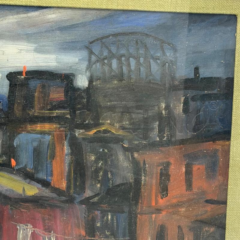 QUADRO DIPINTO A.SDRUSCIA VEDUTA DI ROMA | Mercatino dell'Usato Roma torrevecchia 3