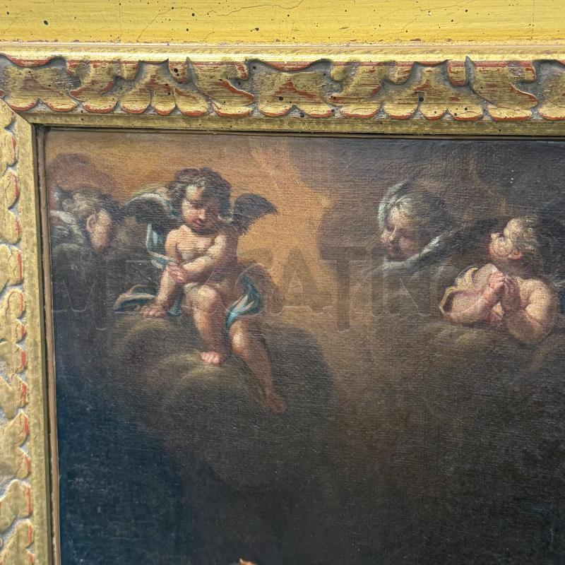 QUADRO DIPINTO EPOCA SAN GIROLAMO 68X58 | Mercatino dell'Usato Roma torrevecchia 4