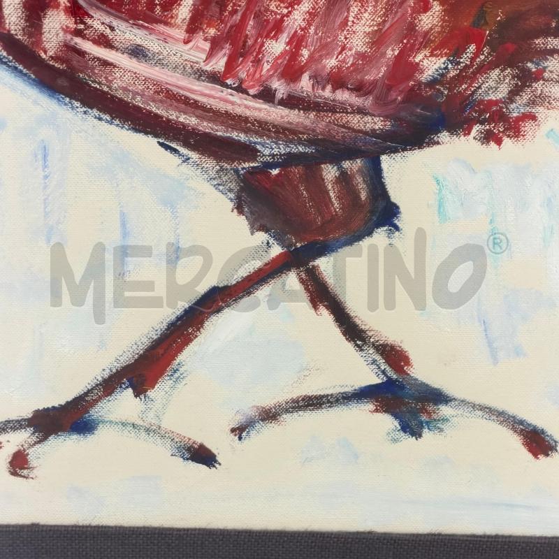 QUADRO DIPINTO G.SUCCI POLLO 88X68 | Mercatino dell'Usato Roma torrevecchia 4