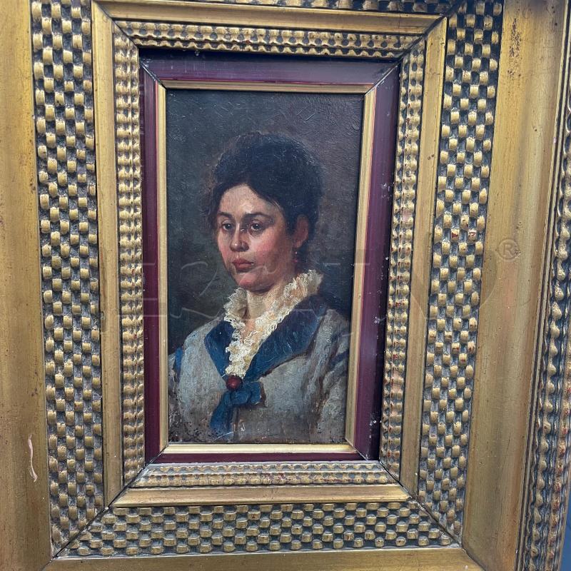 QUADRO DIPINTO MEZZOBUSTO DONNA | Mercatino dell'Usato Roma torrevecchia 2
