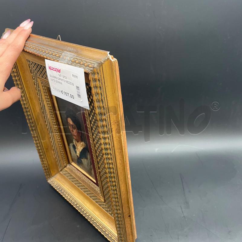 QUADRO DIPINTO MEZZOBUSTO DONNA | Mercatino dell'Usato Roma torrevecchia 3