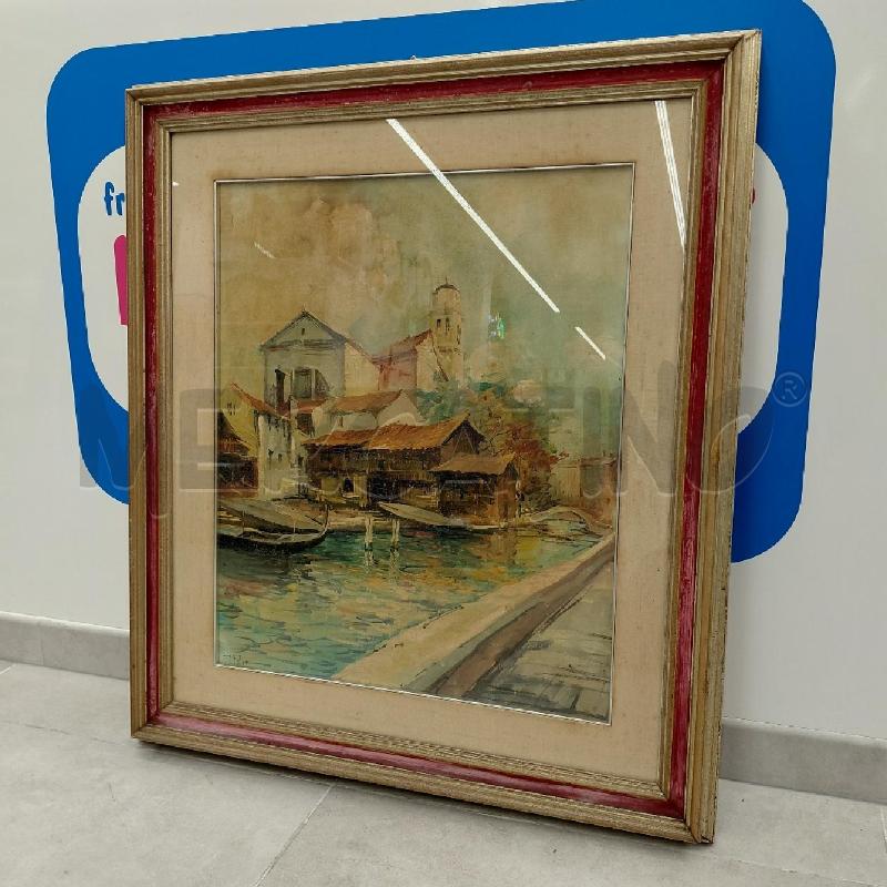 QUADRO DIPINTO VENEZIA CAMPANILE 82X72 | Mercatino dell'Usato Roma torrevecchia 2