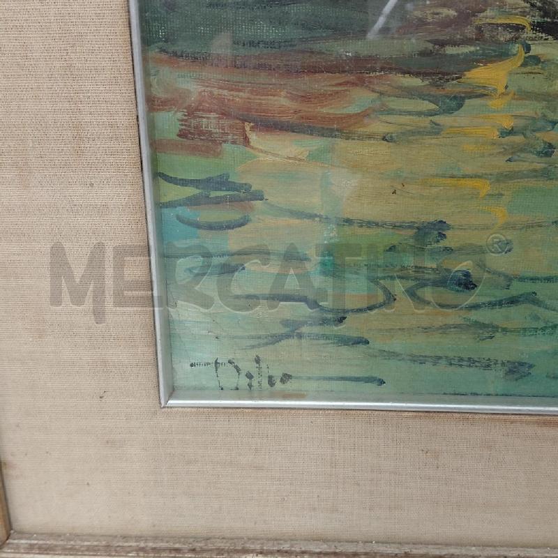 QUADRO DIPINTO VENEZIA CAMPANILE 82X72 | Mercatino dell'Usato Roma torrevecchia 3