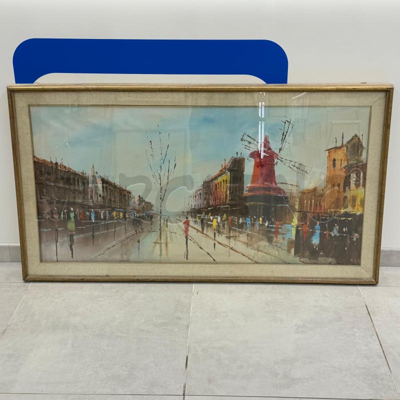 QUADRO FOLLA SU STRADA MULINO ROSSO 132X72 | Mercatino dell'Usato Roma torrevecchia 1