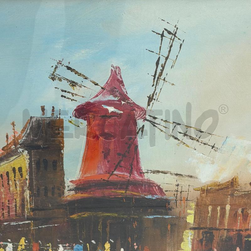 QUADRO FOLLA SU STRADA MULINO ROSSO 132X72 | Mercatino dell'Usato Roma torrevecchia 2