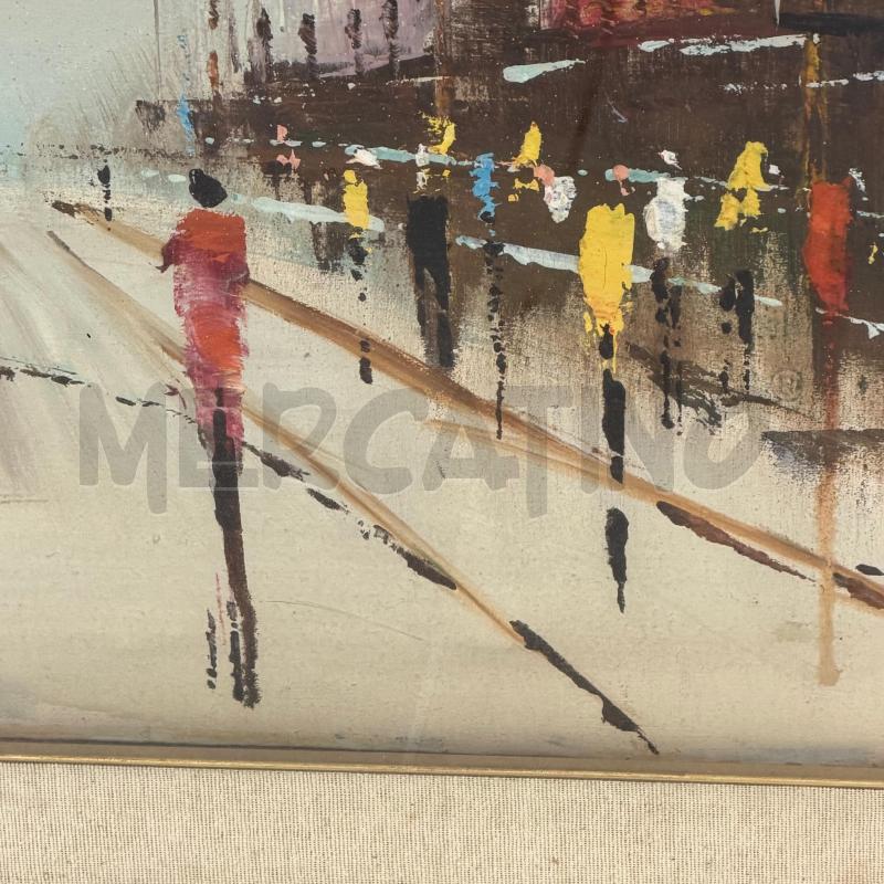 QUADRO FOLLA SU STRADA MULINO ROSSO 132X72 | Mercatino dell'Usato Roma torrevecchia 5