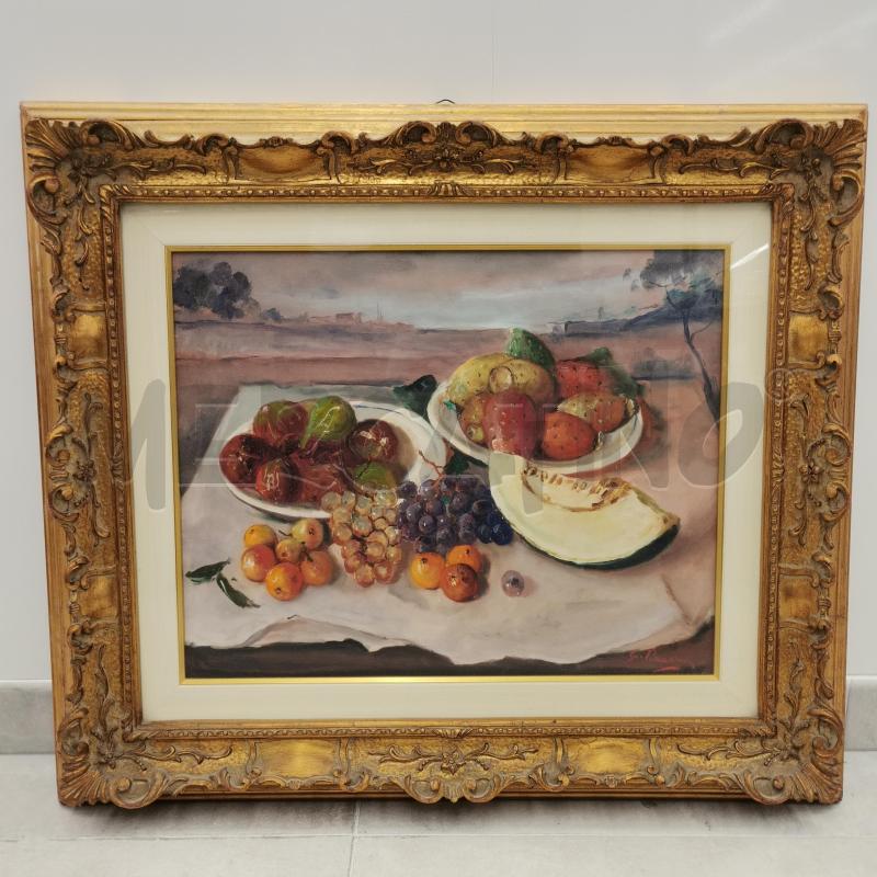 QUADRO FRUTTA UVA C/DOR LAVORATA | Mercatino dell'Usato Roma torrevecchia 1
