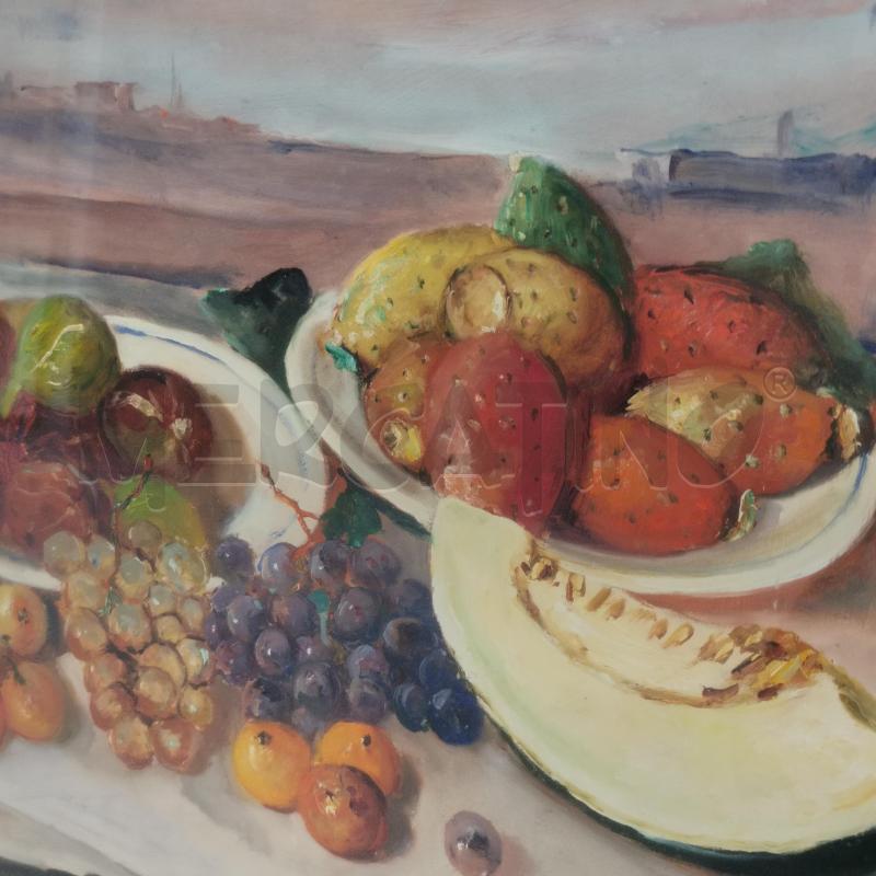 QUADRO FRUTTA UVA C/DOR LAVORATA | Mercatino dell'Usato Roma torrevecchia 3