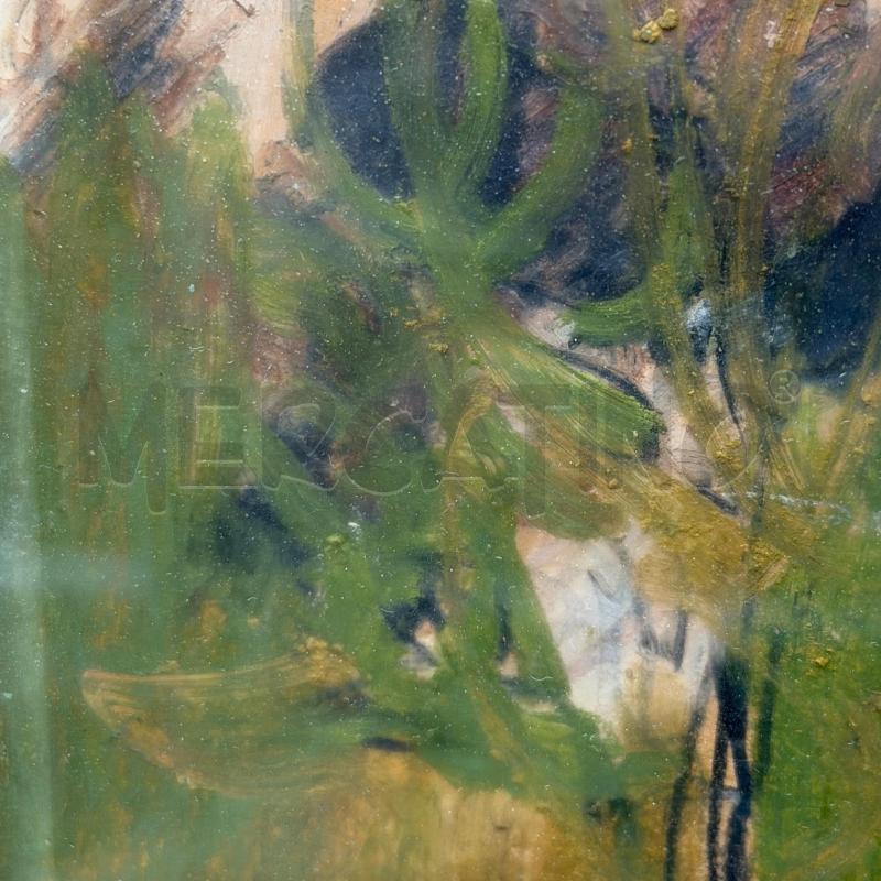 QUADRO GIANCARLO CAZZANIGA EDIFICIO FICHI D'INDIA | Mercatino dell'Usato Roma torrevecchia 4