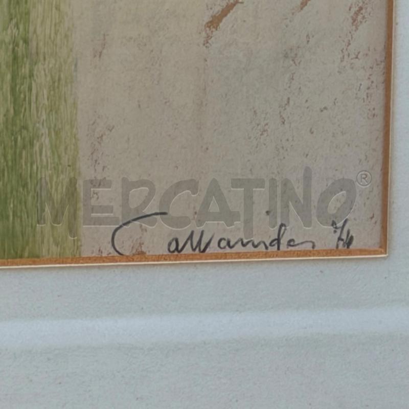 QUADRO GIANCARLO CAZZANIGA TECNICA MISTA EDIFICIO FICHI D'INDIA | Mercatino dell'Usato Roma torrevecchia 5