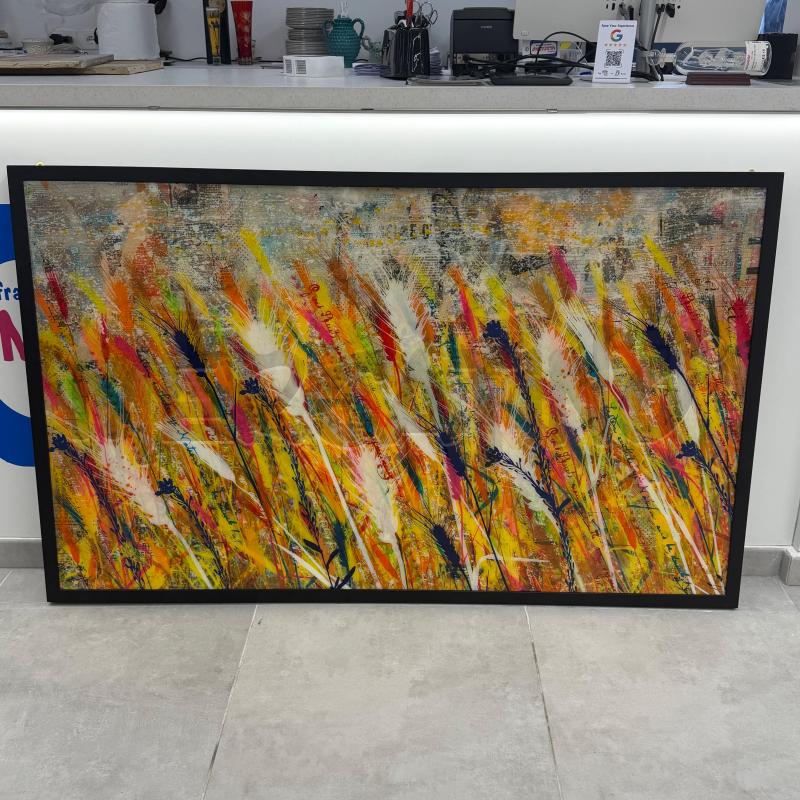 QUADRO GRANDE SPIGHE COLORATE | Mercatino dell'Usato Roma torrevecchia 1