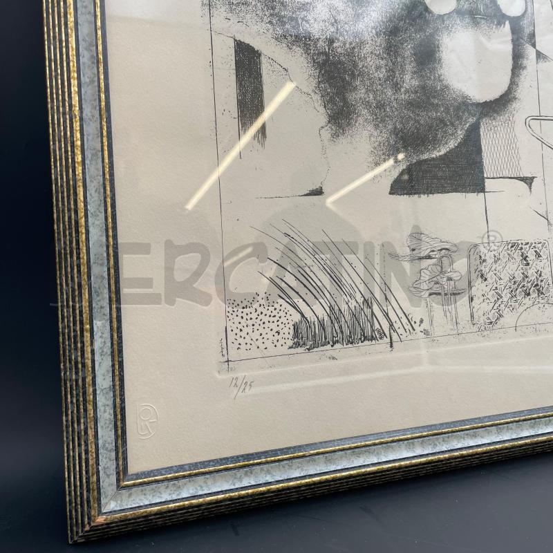 QUADRO INCISIONE CARUSO 12/25 DONNA BABBUINO  | Mercatino dell'Usato Roma torrevecchia 2