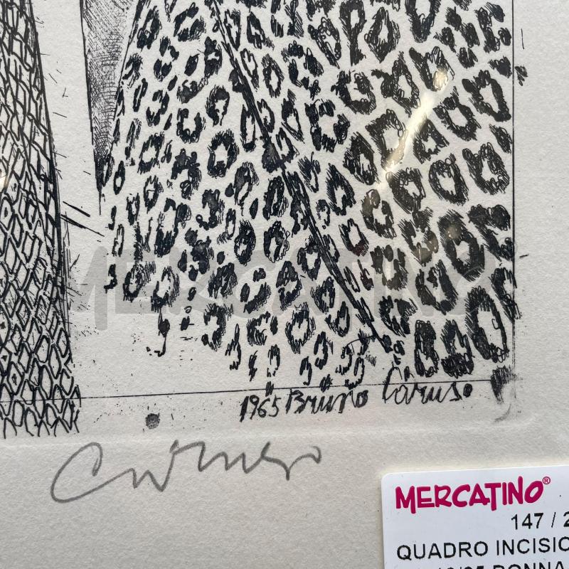 QUADRO INCISIONE CARUSO 12/25 DONNA BABBUINO  | Mercatino dell'Usato Roma torrevecchia 4