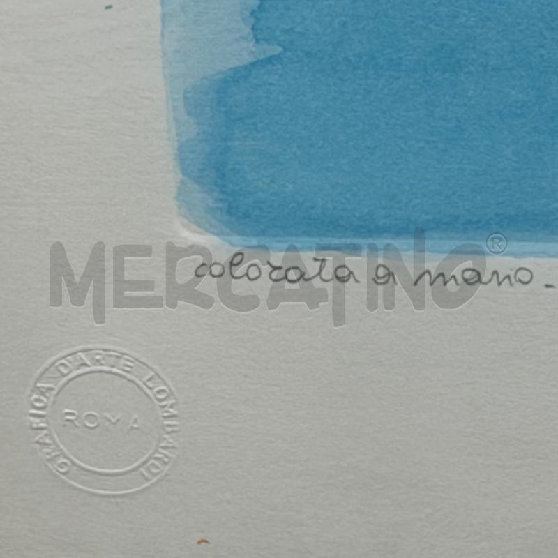 QUADRO LA CASA DEL PESCATORE FIRMA ALDO RISO 57X42 | Mercatino dell'Usato Roma torrevecchia 5