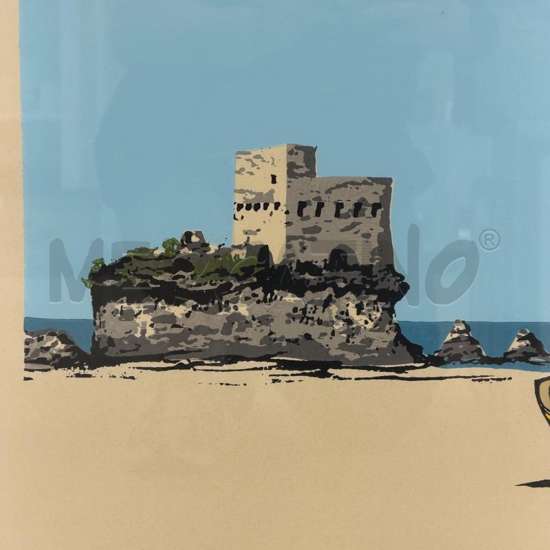 QUADRO LITOGRAFIA ENOTRIO 20/60 BARCA | Mercatino dell'Usato Roma torrevecchia 2