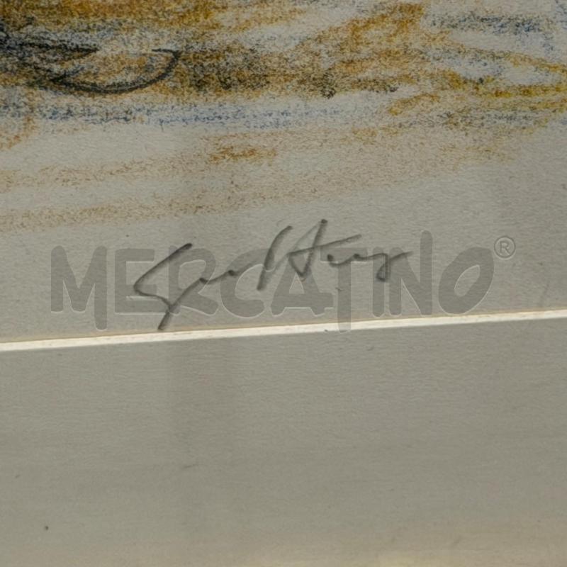 QUADRO LITOGRAFIA GUTTUSO 113/240 DONNA E TORO | Mercatino dell'Usato Roma torrevecchia 3