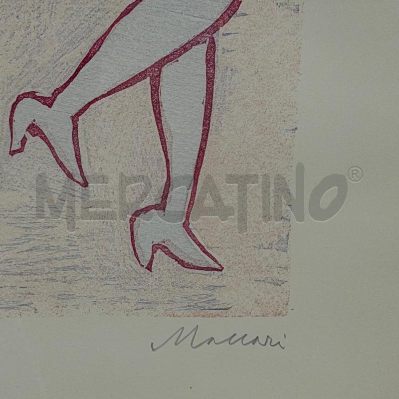 QUADRO LITO FIRMA MACCARI LUI LEI GAMBE | Mercatino dell'Usato Roma torrevecchia 4
