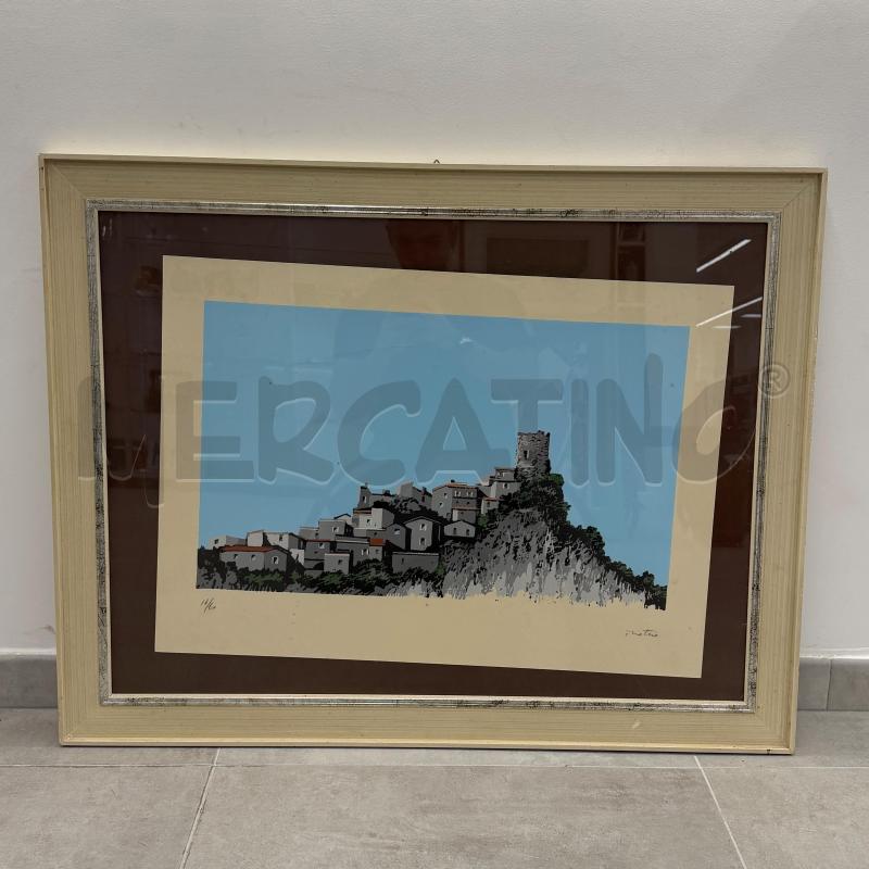 QUADRO LITROGRAFIA 16/60 ENOTRIO 94X74 | Mercatino dell'Usato Roma torrevecchia 1