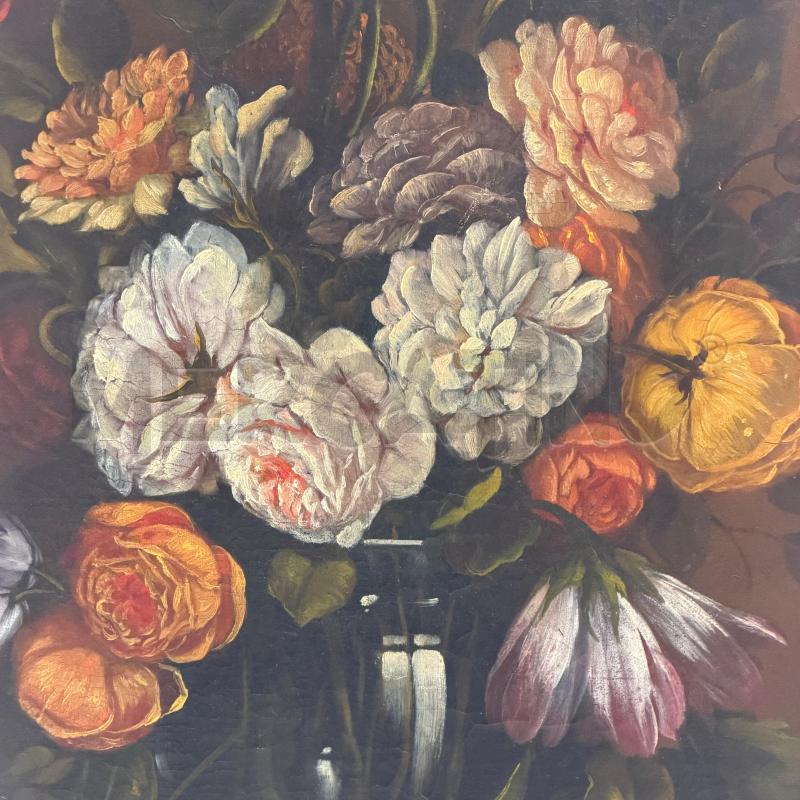 QUADRO MAZZO FIORI VASO NERO C/DOR | Mercatino dell'Usato Roma torrevecchia 2