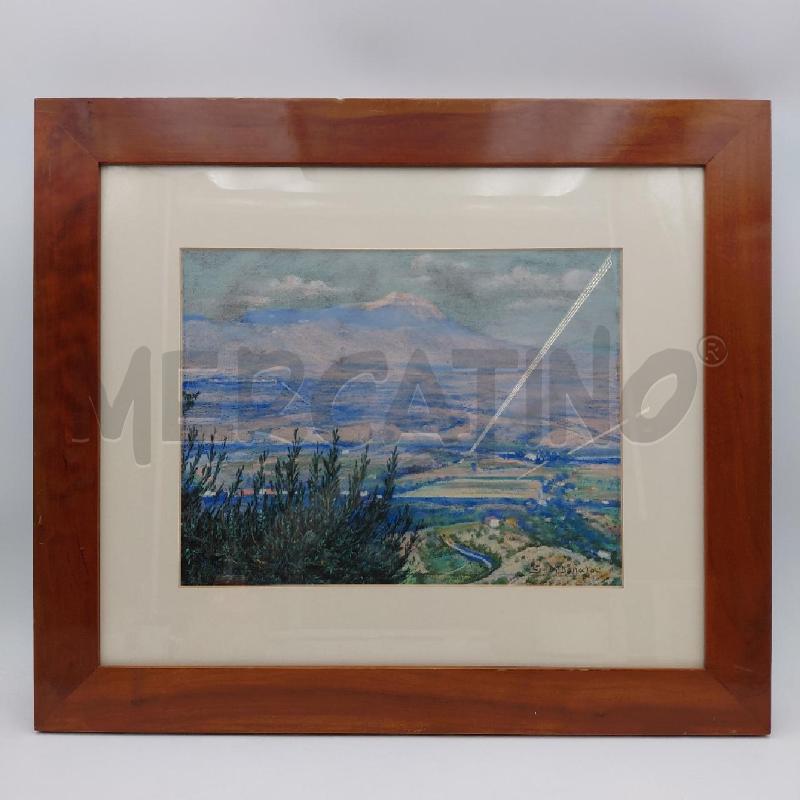 QUADRO PAESAGGIO FIRMA DI DONATO PASTELLO | Mercatino dell'Usato Roma torrevecchia 1