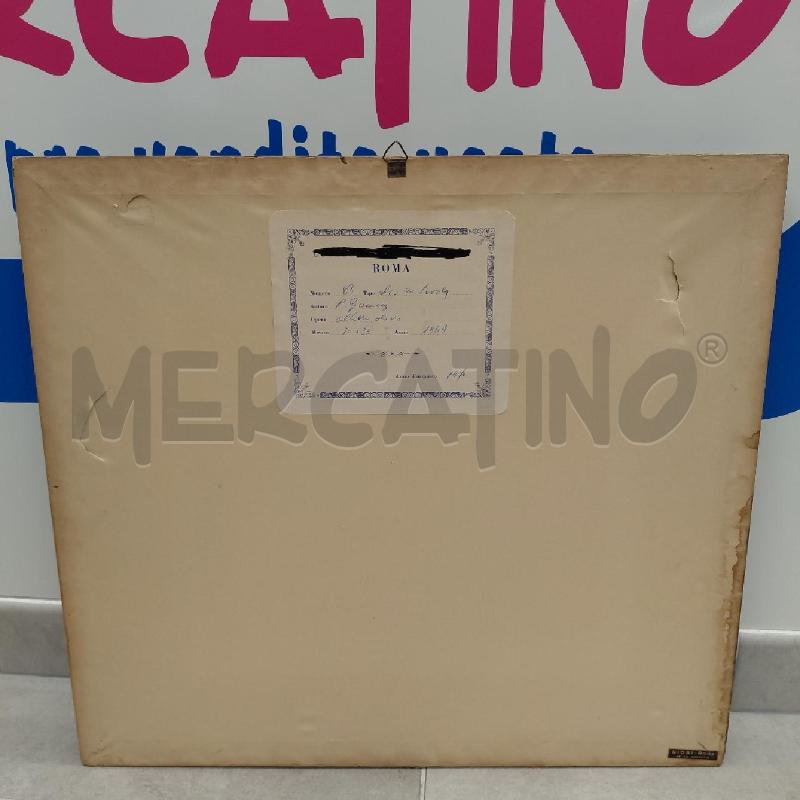 QUADRO PAOLO GANNA DIPINTO 50X46 | Mercatino dell'Usato Roma torrevecchia 2
