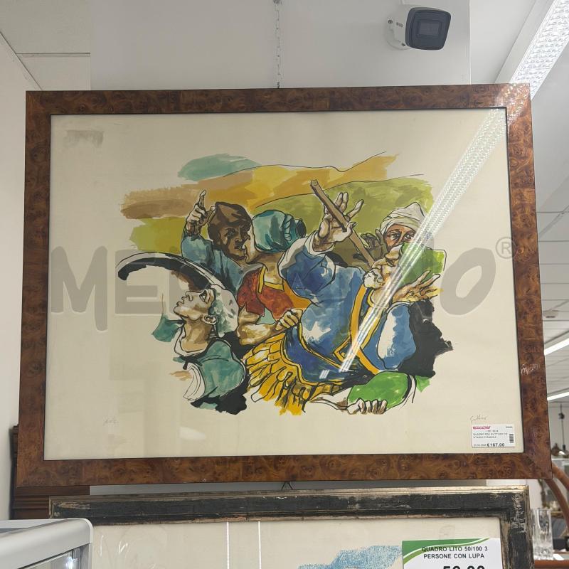 QUADRO PDA GUTTUSO CONTADINI C/RADICA | Mercatino dell'Usato Roma torrevecchia 1