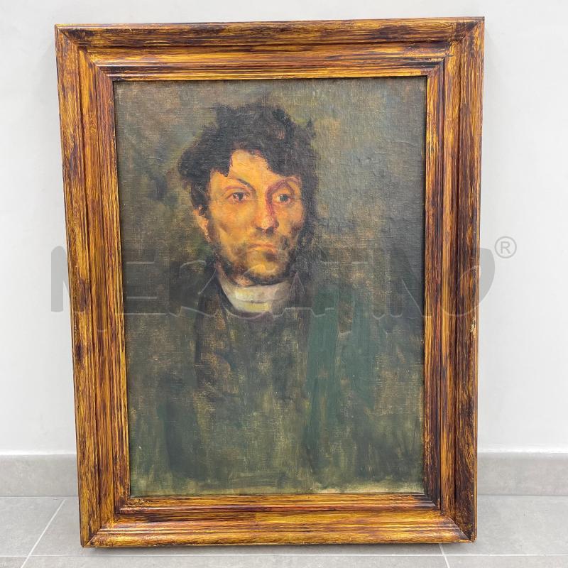 QUADRO RITRATTO UOMO DIPINTO | Mercatino dell'Usato Roma torrevecchia 1