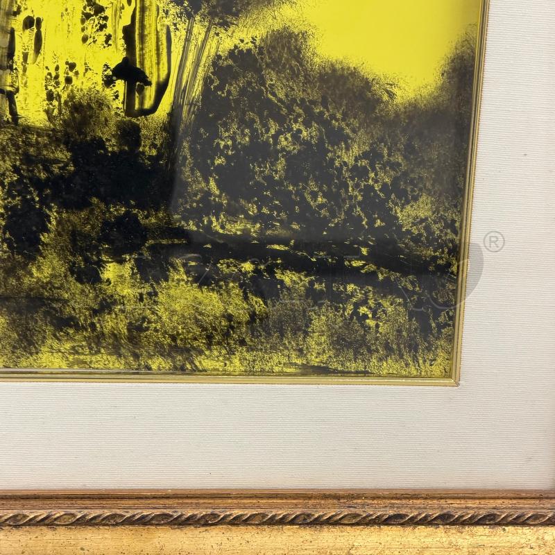 QUADRO TECNICA MISTA CASA FONDO GIALLO | Mercatino dell'Usato Roma torrevecchia 4