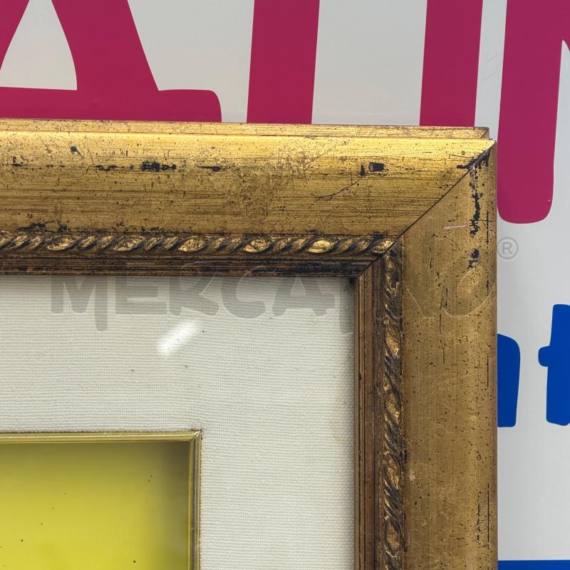 QUADRO TECNICA MISTA CASA FONDO GIALLO | Mercatino dell'Usato Roma torrevecchia 5