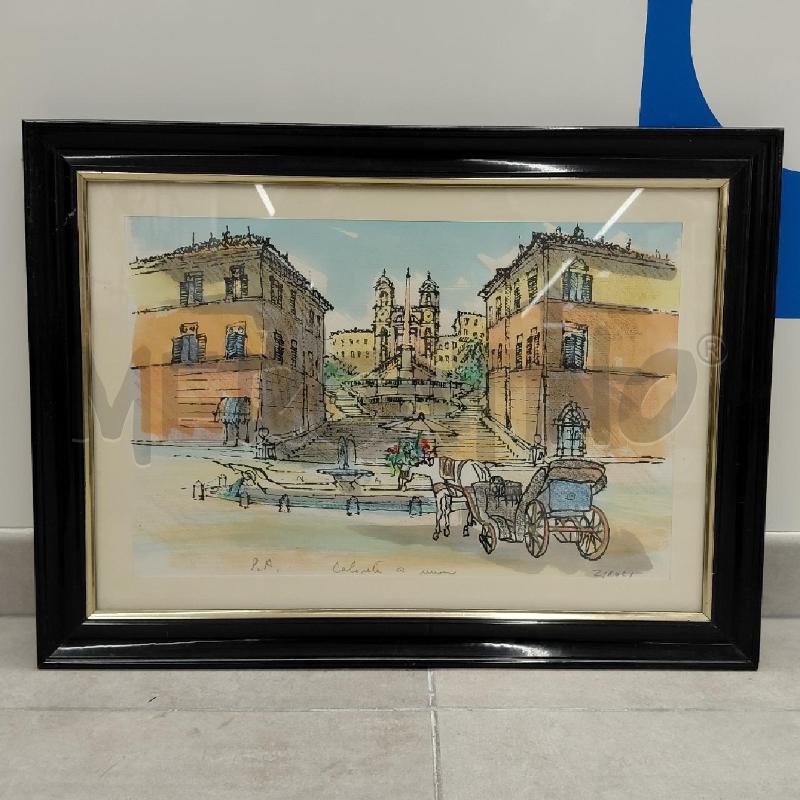 QUADRO ZIROLI PIAZZA DI SPAGNA | Mercatino dell'Usato Roma torrevecchia 1