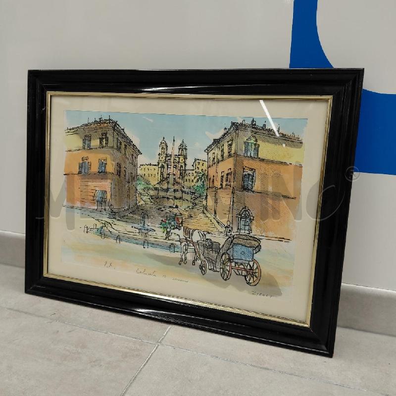 QUADRO ZIROLI PIAZZA DI SPAGNA | Mercatino dell'Usato Roma torrevecchia 2