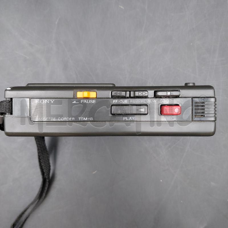 REGISTRA CASSETTE SONY TCM-13 | Mercatino dell'Usato Roma torrevecchia 5