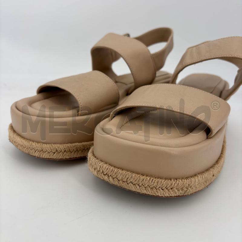 SANDALI D PALOMA BARCELO BEIGE PLATFORM | Mercatino dell'Usato Roma torrevecchia 3