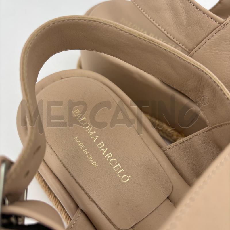 SANDALI D PALOMA BARCELO BEIGE PLATFORM | Mercatino dell'Usato Roma torrevecchia 5
