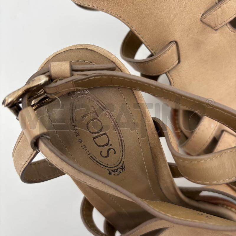 SANDALI D TOD'S BEIGE | Mercatino dell'Usato Roma torrevecchia 5