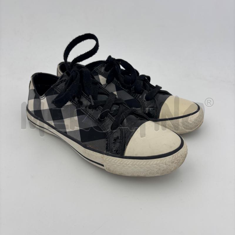 SCARPE BURBERRY CHECK NERO  | Mercatino dell'Usato Roma torrevecchia 1