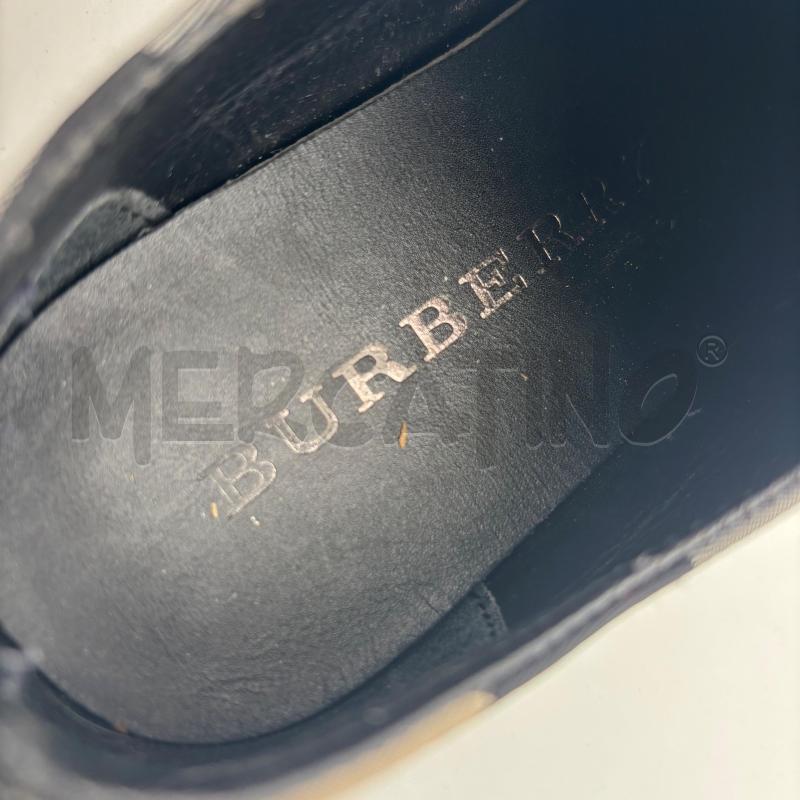 SCARPE BURBERRY CHECK NERO  | Mercatino dell'Usato Roma torrevecchia 4