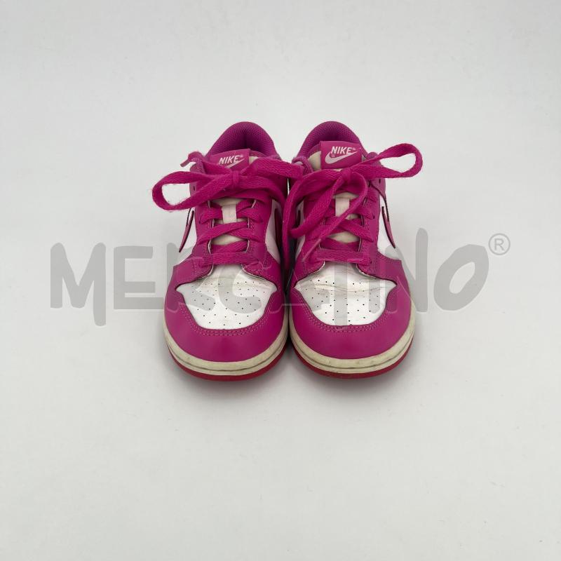 SCARPE B NIKE DUNK FUCSIA BIANCHE | Mercatino dell'Usato Roma torrevecchia 2