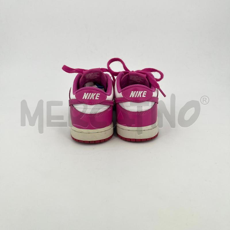 SCARPE B NIKE DUNK FUCSIA BIANCHE | Mercatino dell'Usato Roma torrevecchia 3