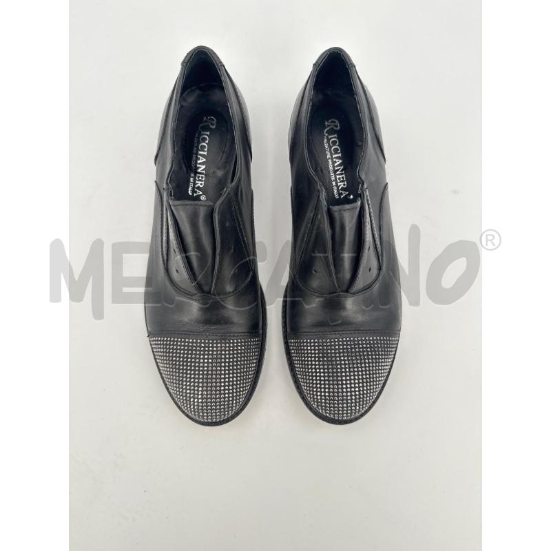 SCARPE DONNA RICCIANERA PELLE PUNTA STRASS | Mercatino dell'Usato Roma torrevecchia 4