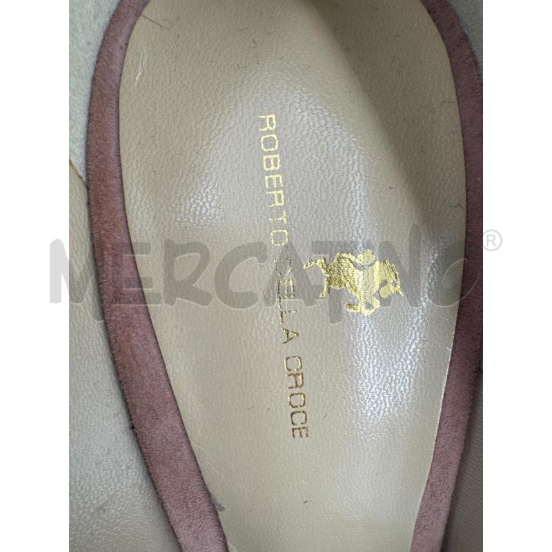 SCARPE DONNA ROBERTO DELLA CROCE ROSA SCAMOSCIATE | Mercatino dell'Usato Roma torrevecchia 5