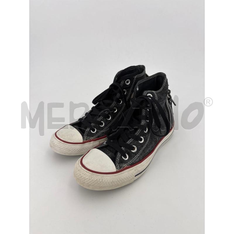 SCARPE D CONVERSE GRIGIO DENIM RETRO ZIP | Mercatino dell'Usato Roma torrevecchia 1