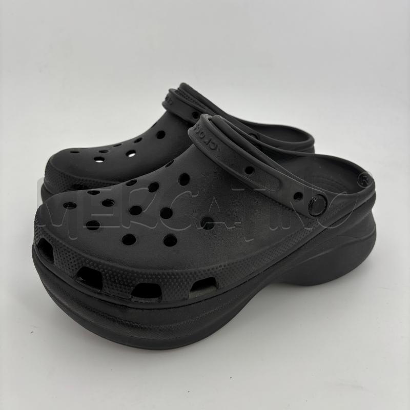 SCARPE D CROCS NERE PLATFORM  | Mercatino dell'Usato Roma torrevecchia 1