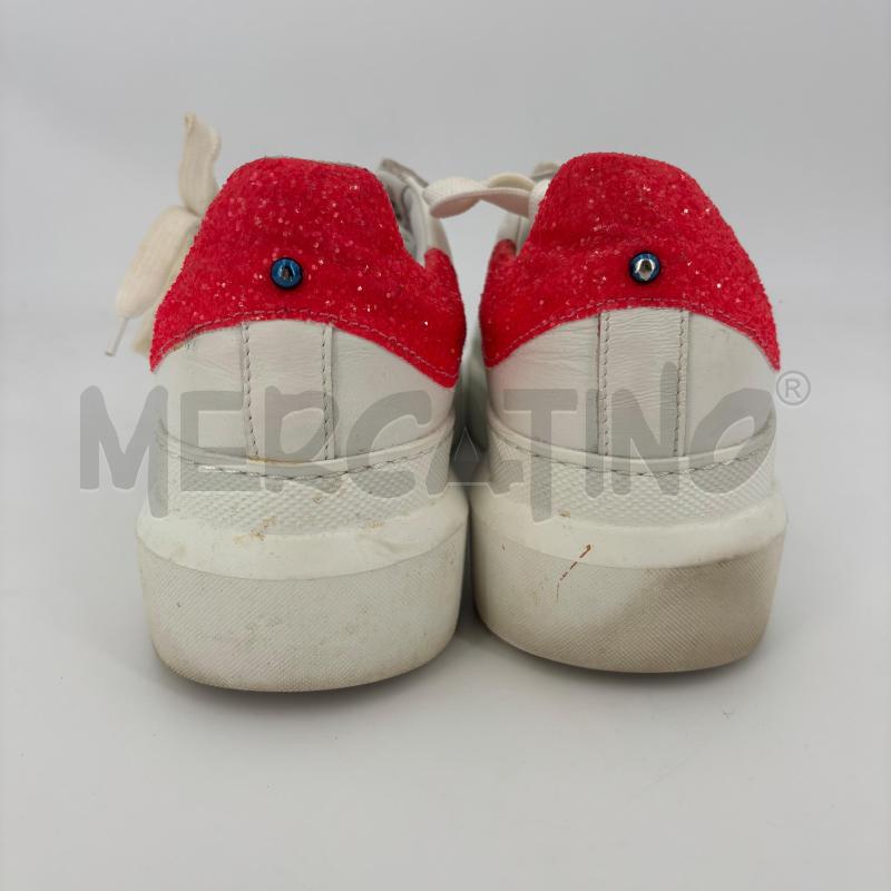 SCARPE D ED PARRISH BIANCHE BACK ROSA | Mercatino dell'Usato Roma torrevecchia 2