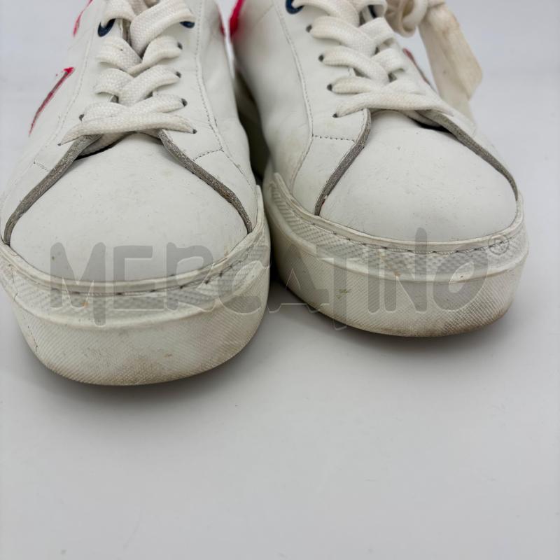 SCARPE D ED PARRISH BIANCHE BACK ROSA | Mercatino dell'Usato Roma torrevecchia 3