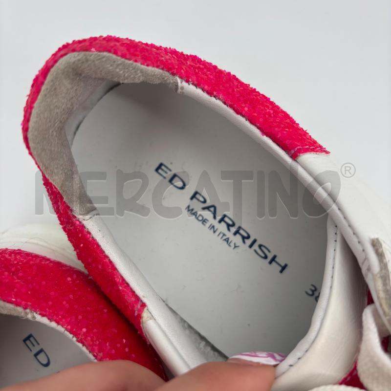 SCARPE D ED PARRISH BIANCHE BACK ROSA | Mercatino dell'Usato Roma torrevecchia 5