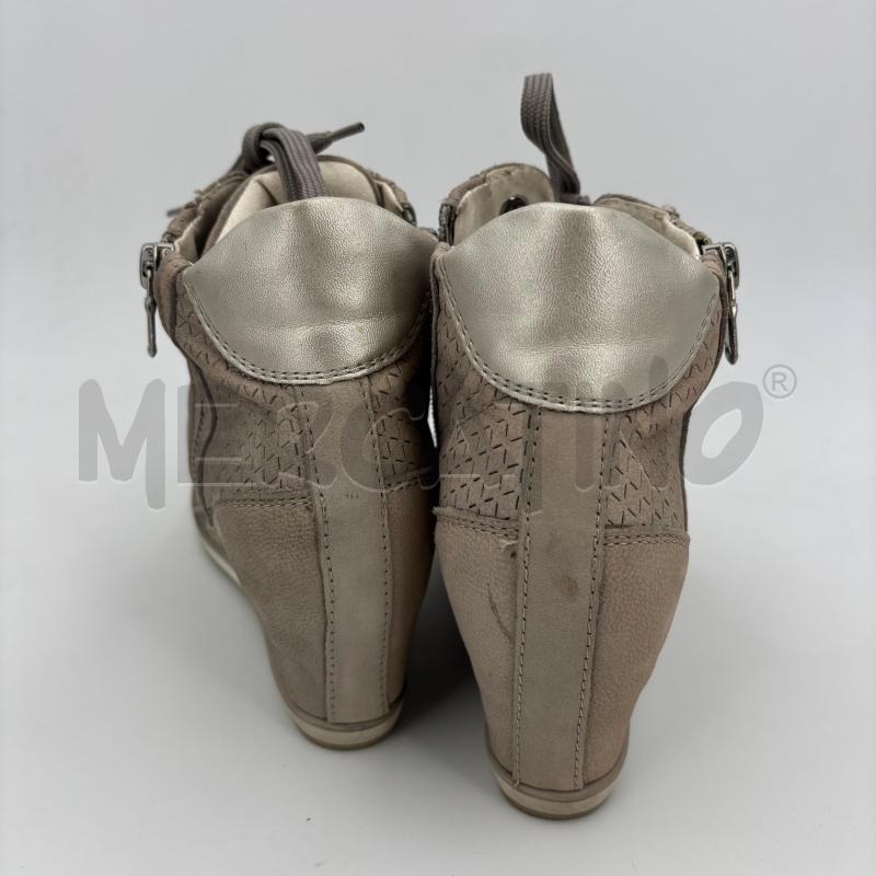 SCARPE D GEOX GRIGIE TACCO INTERNO  | Mercatino dell'Usato Roma torrevecchia 2